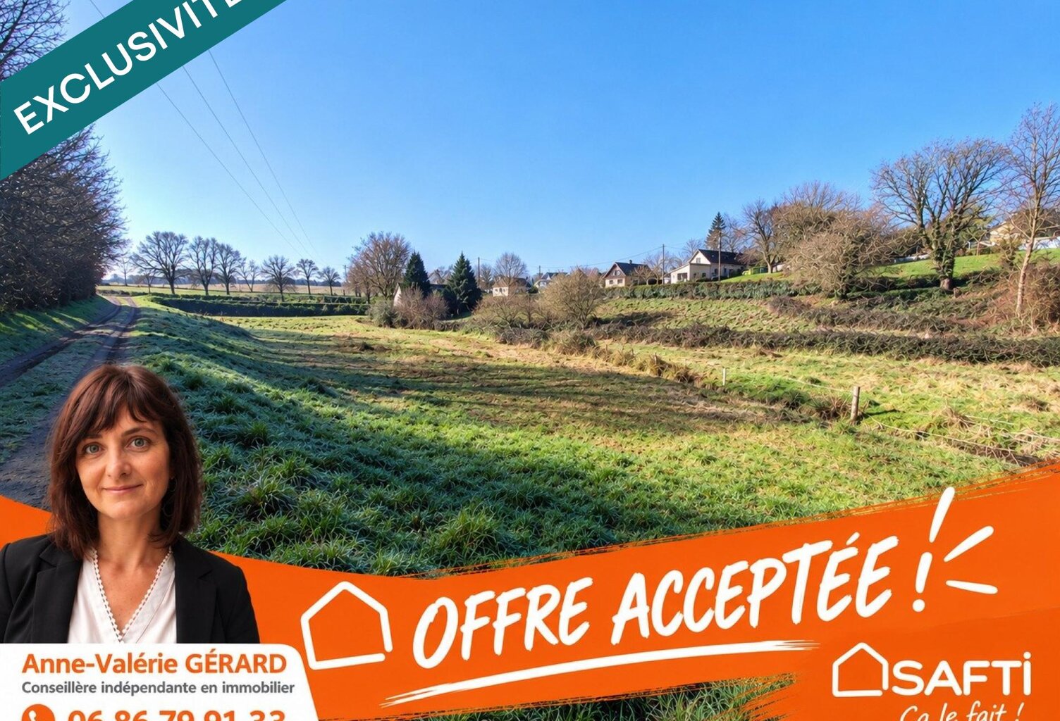 Lot 2 terrains 8072 m² avec cours d'eau — photo 1