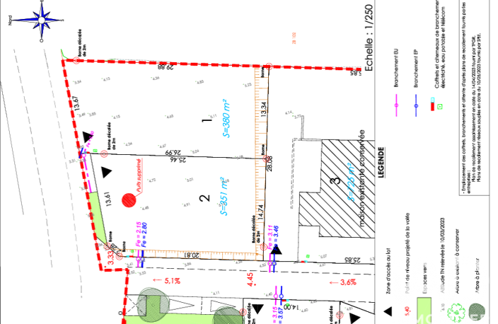 Vente Terrain à bâtir 380 m&sup2; — photo 4