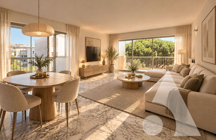Saint-Raphaël  4 p - 104,65 m²  carrez-  Beaux volumes, lumineux, CV et MER à pied — photo 2