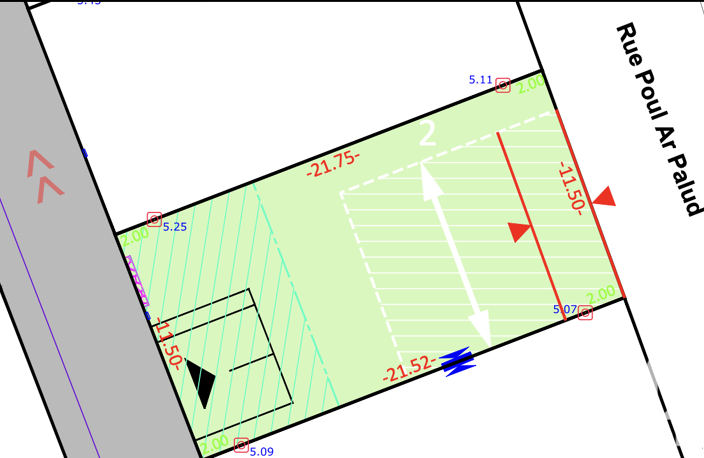 Vente Terrain à bâtir 249 m&sup2; — photo 2