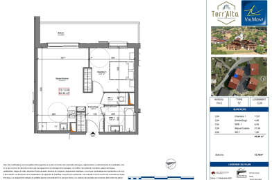 Appartement 2 pièces 281000 €