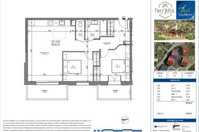 Appartement 3 pièces 423000 €