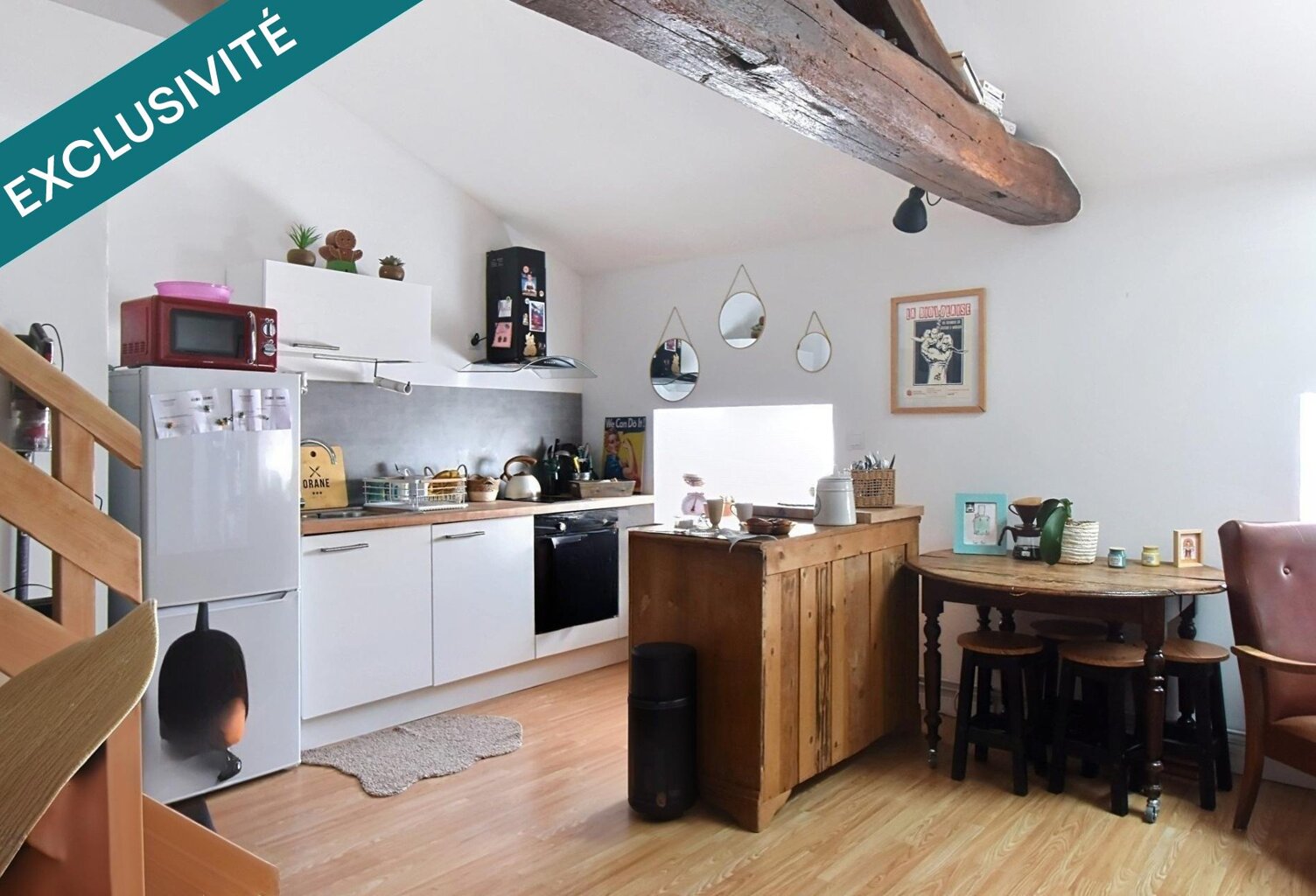 A découvrir situé au coeur de la ville de Mâcon cet appartement en duplex est idéal pour un investissement locatif ou premier achat — photo 1
