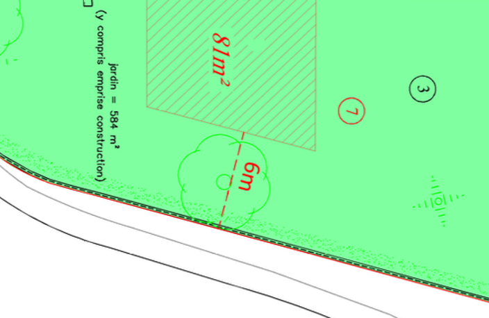 Vente Terrain à bâtir 584 m&sup2; — photo 2