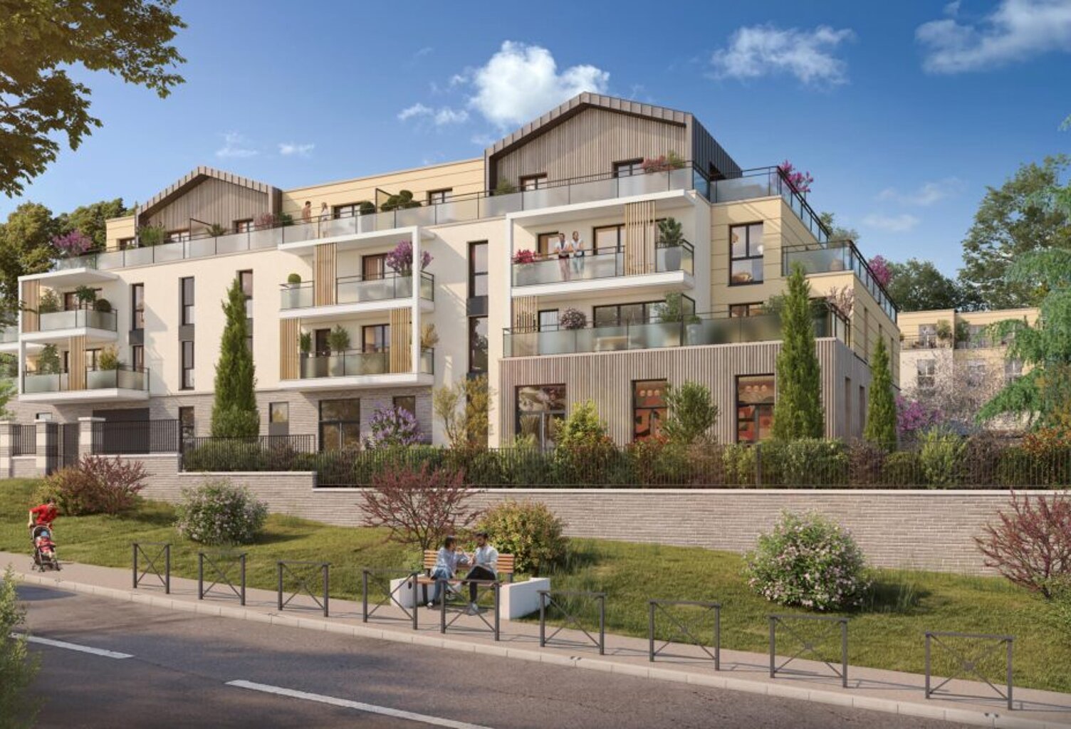 Vente programme neuf T2, T3, T4 38 à 75 m² Longjumeau (91160) — photo 1