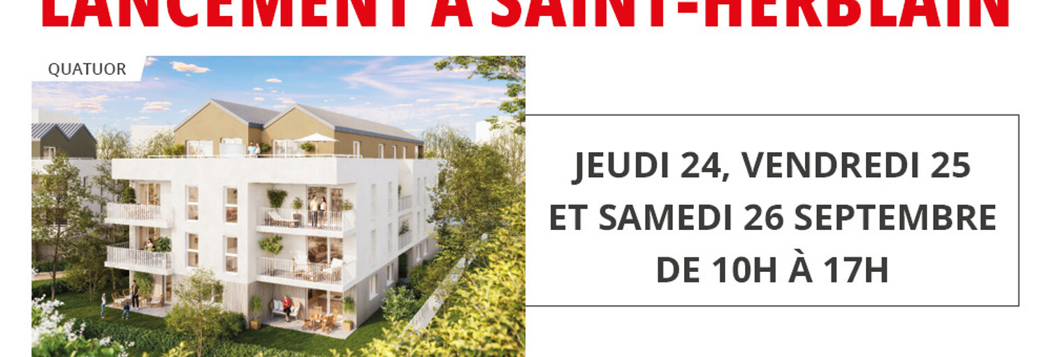 Appartement 2 Pièces 40 m² à vendre à Saint-Herblain (44800)