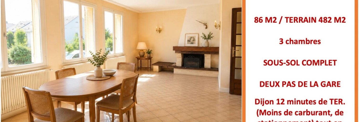 Maison 5 Pièces 86 m² à vendre à Genlis (21110)