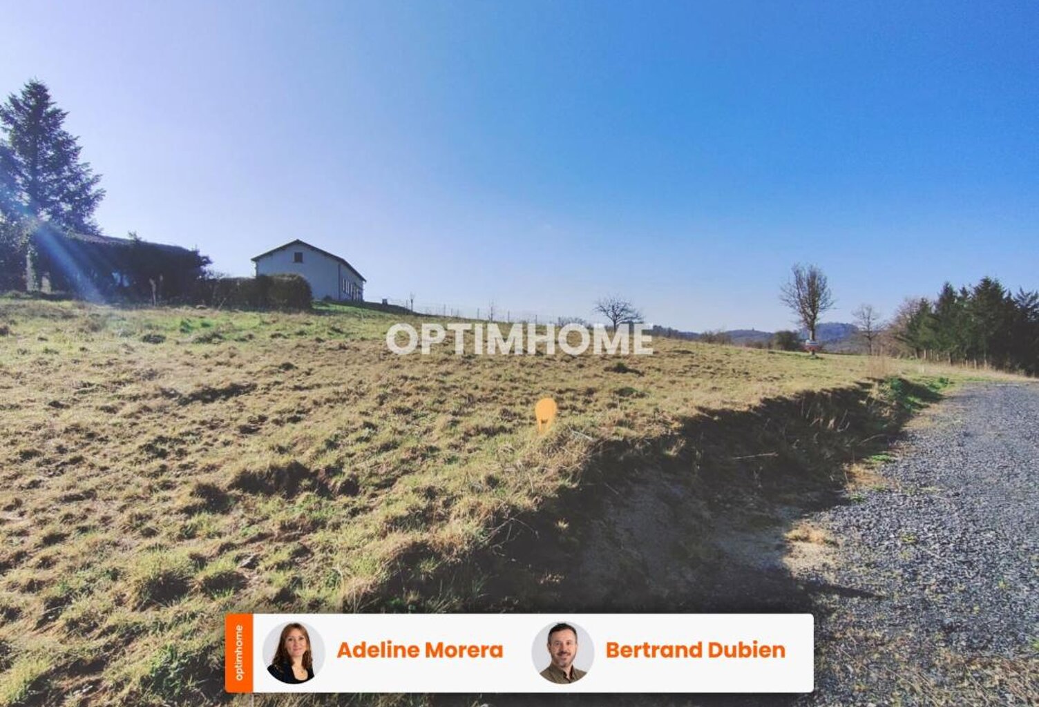 EXCLUSIVITE / Très beau terrain viabilisé 1170 m² /  63520 ESTANDEUIL — photo 1