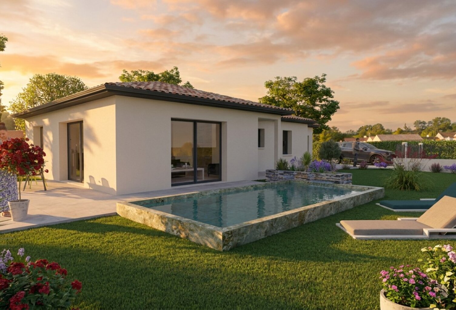 Maison neuve 93 m² avec vue sur le Mont Ventoux – Saint-Maurice-sur-Eygues (26110) — photo 1