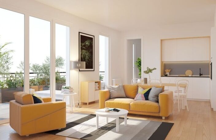 T3 de 68 m² avec terrasse et parking – À moins de 5 km de Paris — photo 2