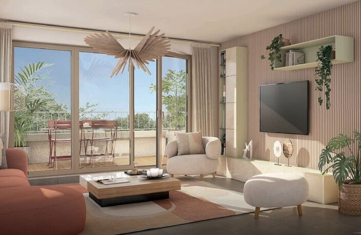 T4 familial de 86 m² – Terrasse de 18 m² – Vue dégagée sur les champs — photo 3