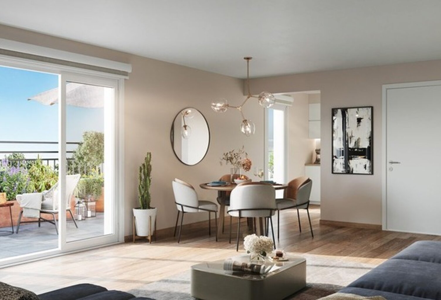 Appartement T3 de 73 m² avec terrasse, bureau et deux places de parking - LOUVIERS (27) — photo 1