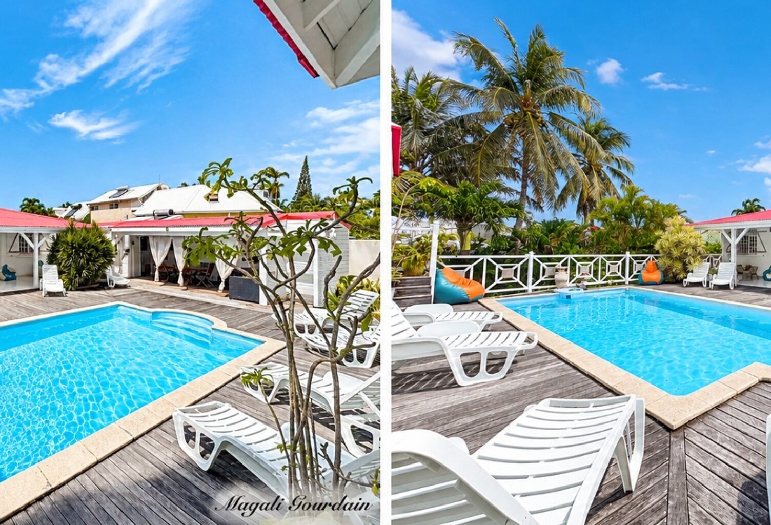 À VENDRE – VILLA DE CHARME AVEC PISCINE & ANNEXES – SAINT-FRANÇOIS — photo 1