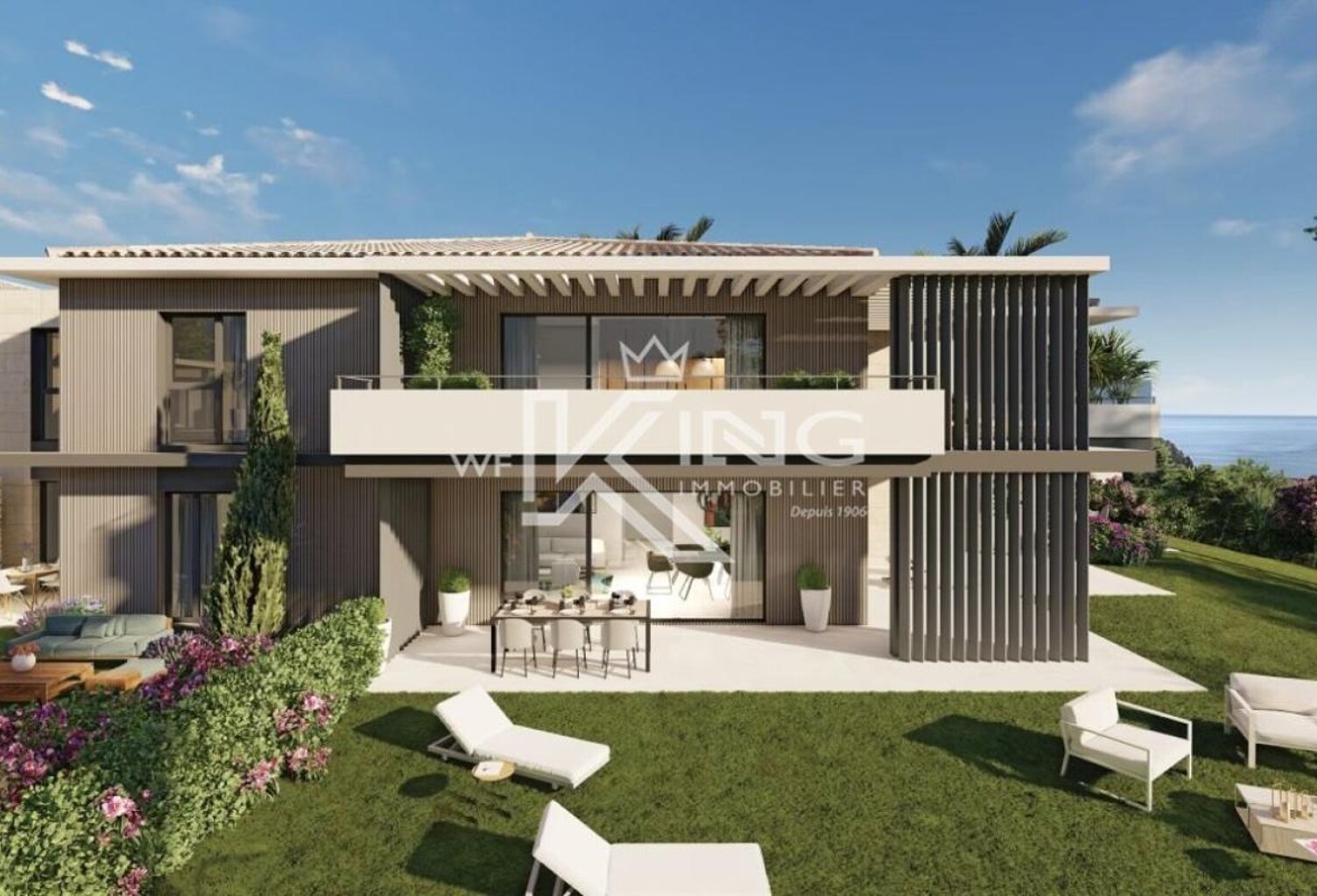 Sainte Maxime - Appartement T5 neuf de 144 m² avec jardin, piscine privative et terrasse — photo 1