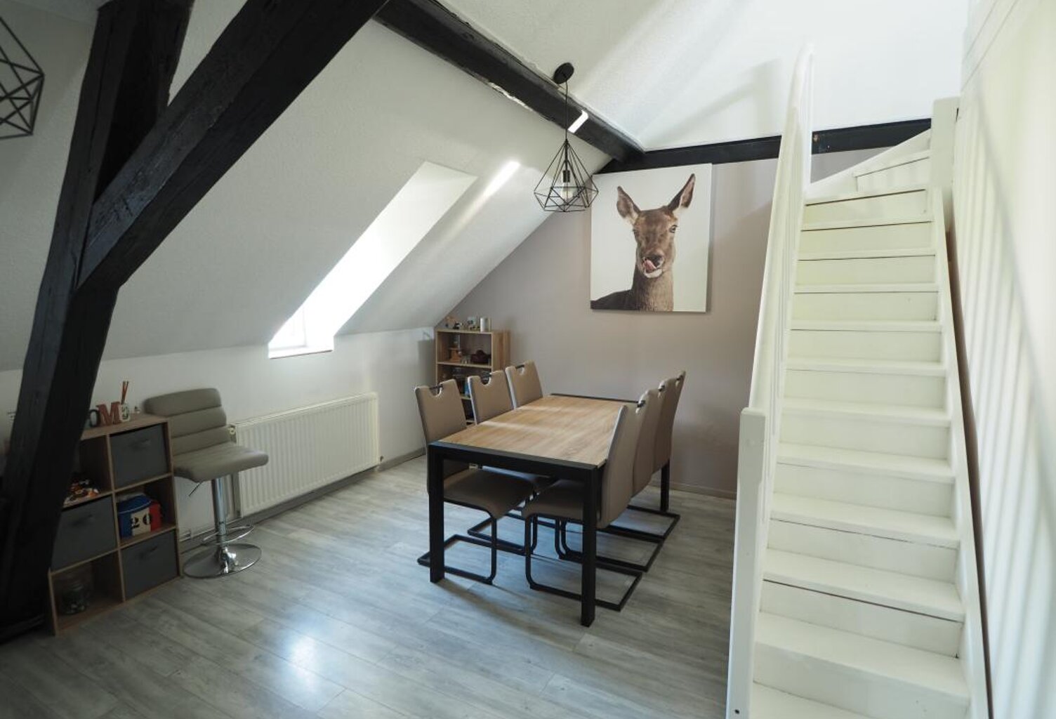 Secteur Giromagny    Appartement T2/3 en duplex à vendre — photo 1
