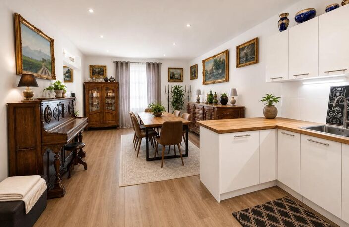 68390 SAUSHEIM – QUARTIER RÉSIDENTIEL RECHERCHÉ – MAISON FAMILIALE DE 200 m² – 7 PIÈCES – 5 CHAMBRES – SOUS-SOL AMÉNAGÉ – COMBLES EXPLOITABLES — photo 4