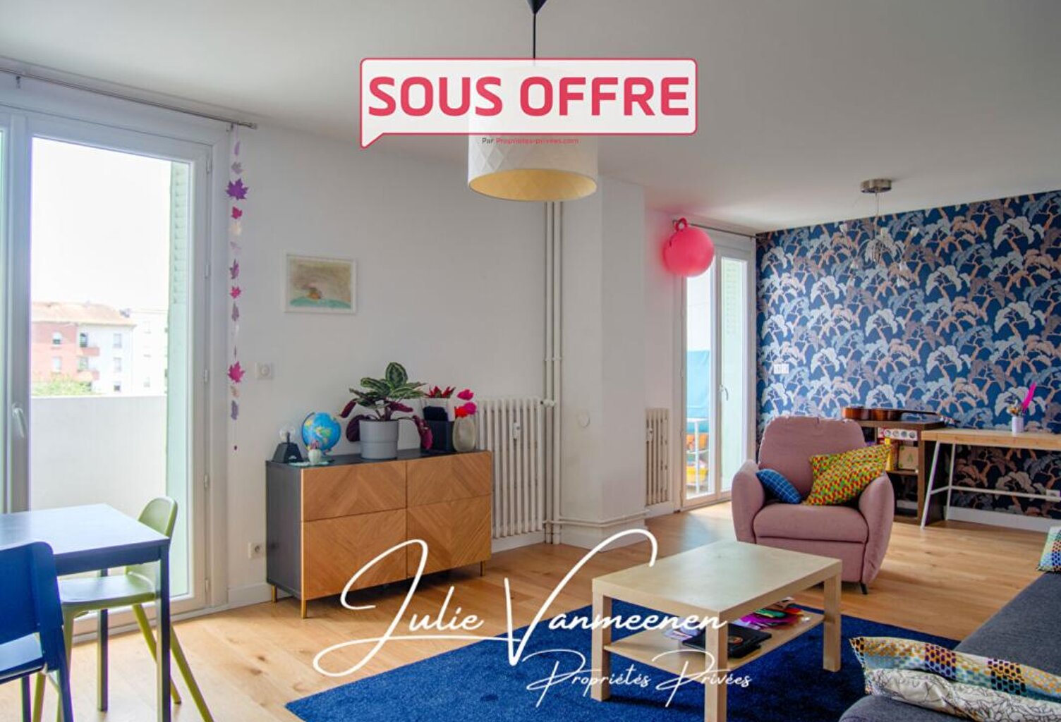 TOULOUSE 31300 / SAINT-CYPRIEN - Appartement T3/T4 de 66,89 m2 - balcon - cave - parking - box privatif — photo 1