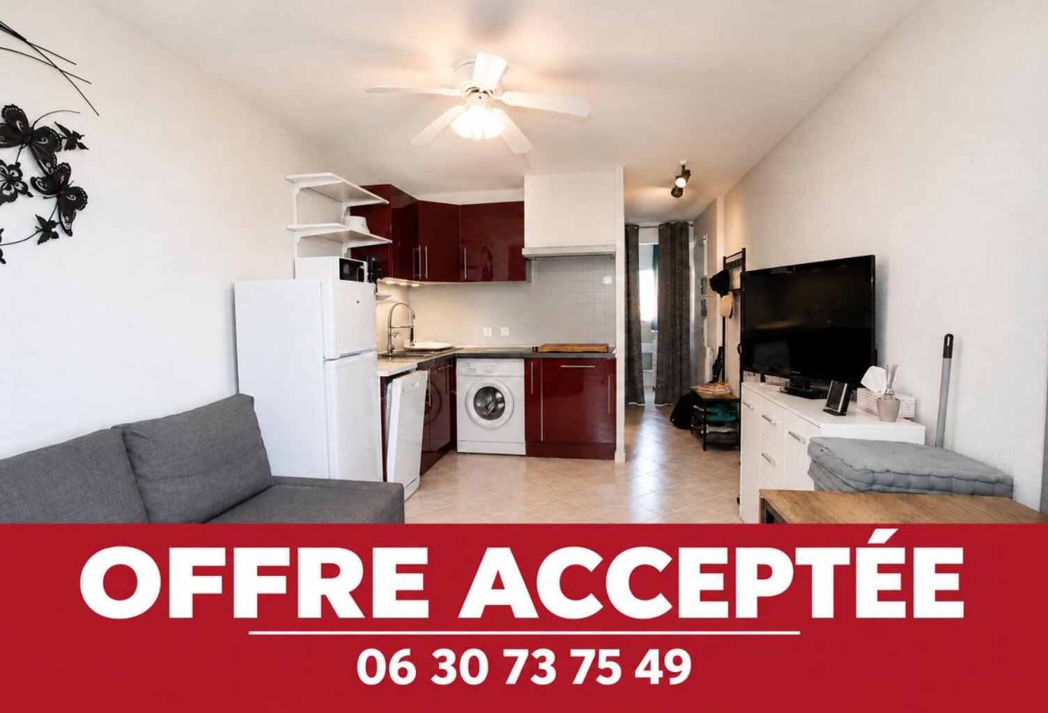 Appartement Saint Pierre La Mer 2 pièce(s) 27 m2 — photo 1