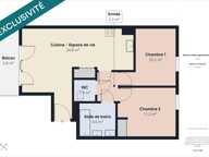 Appartement 2 chambres Balcon et stationnement — photo 4