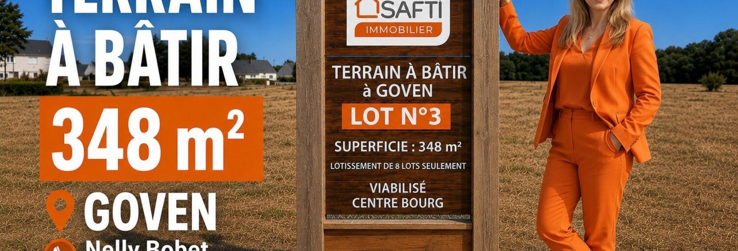 Terrain  348 m² à vendre à Goven (35580)