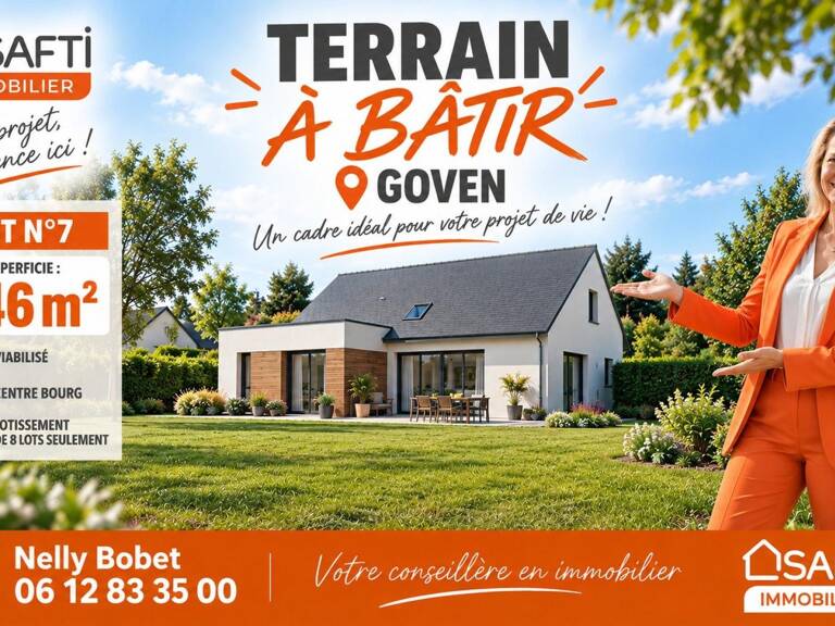 Terrain à bâtir de 346 m²  Viabilisé & Libre de constructeur  Dans un mini-lotissement intimiste sans mitoyenneté ! — photo 1