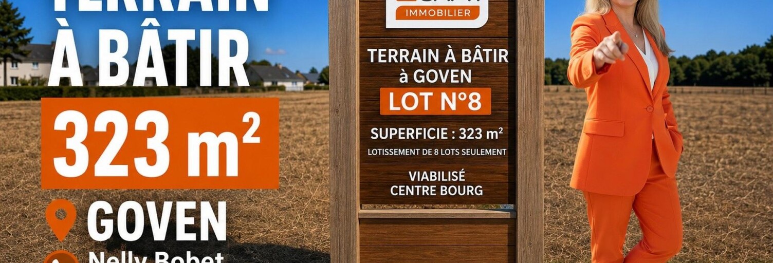 Terrain  323 m² à vendre à Goven (35580)