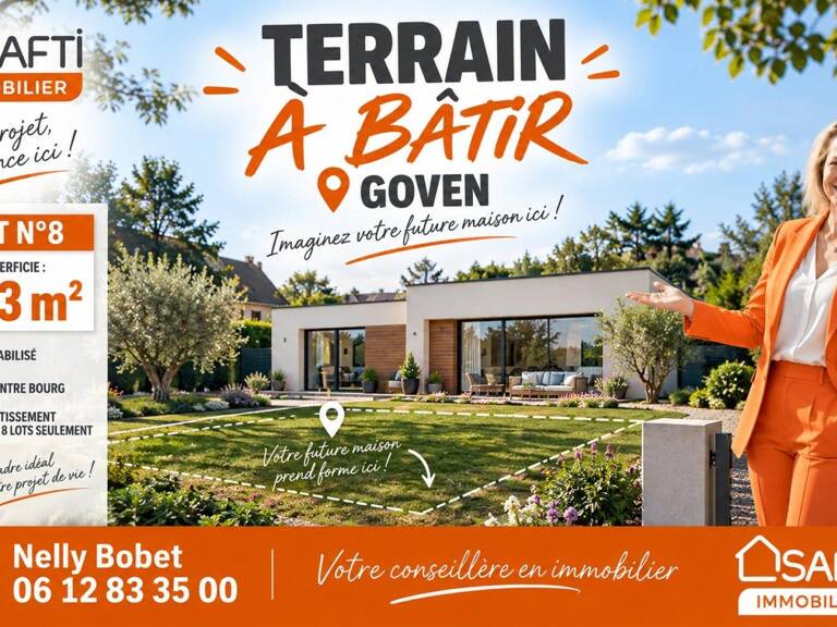 Terrain à bâtir de 323 m²  Viabilisé & Libre de constructeur  Dans un mini-lotissement intimiste sans mitoyenneté ! — photo 1