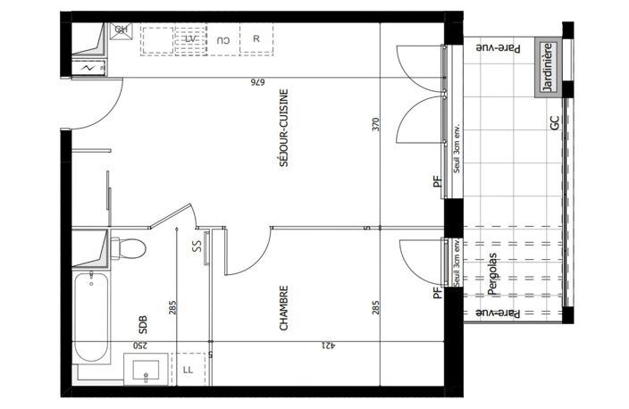 Vente Appartement 2 pièces — photo 4