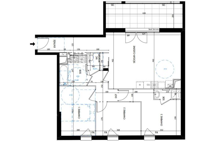 Vente Appartement 4 pièces — photo 4