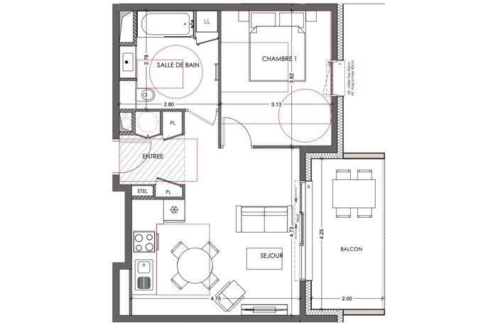 Vente Appartement 2 pièces — photo 4