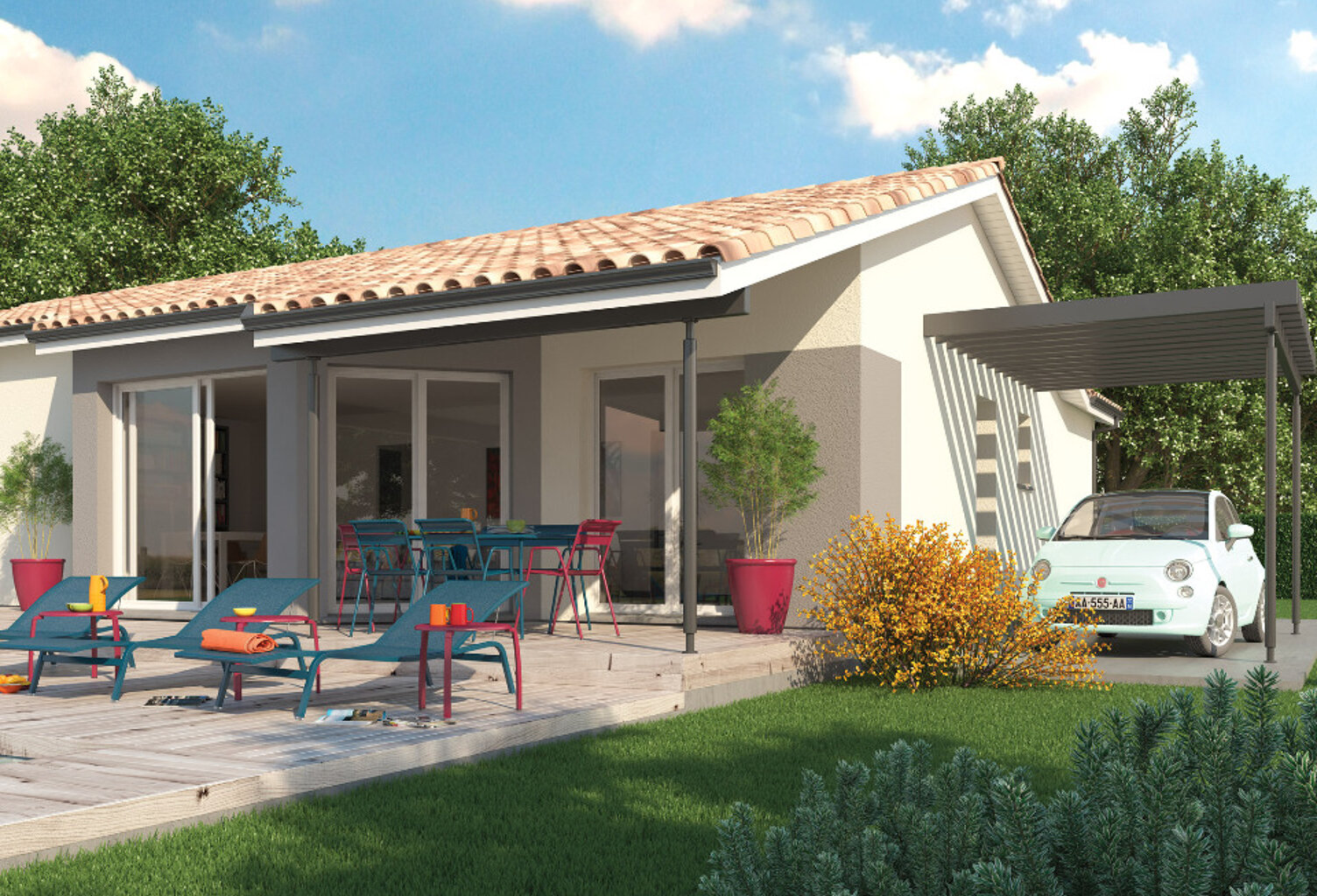 Maison à construire à Tocane-Saint-Apre (24350) — photo 1