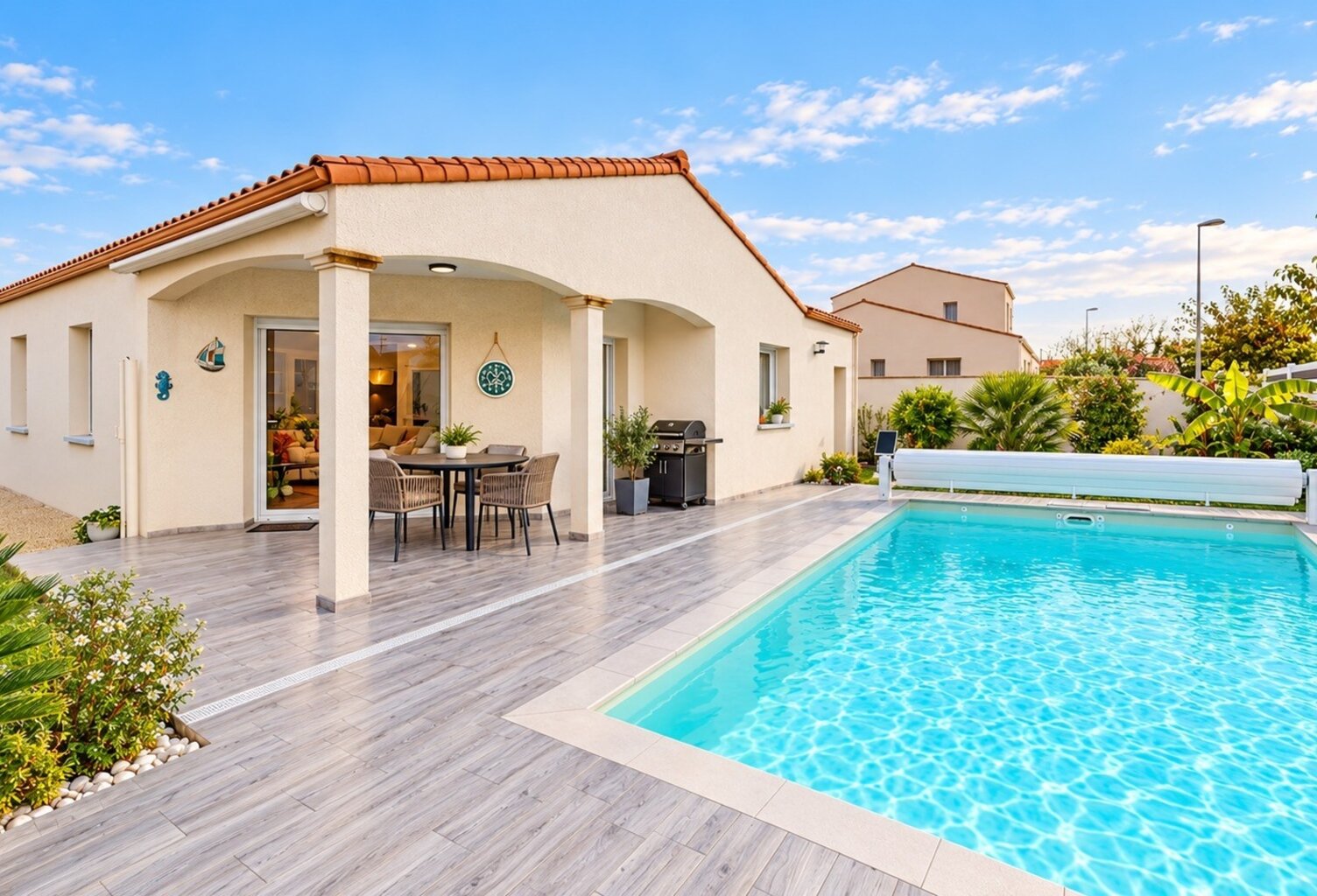ROYAN – EXCLUSIVITÉ – CHARMANTE MAISON DE PLAIN-PIED AVEC PISCINE — photo 1