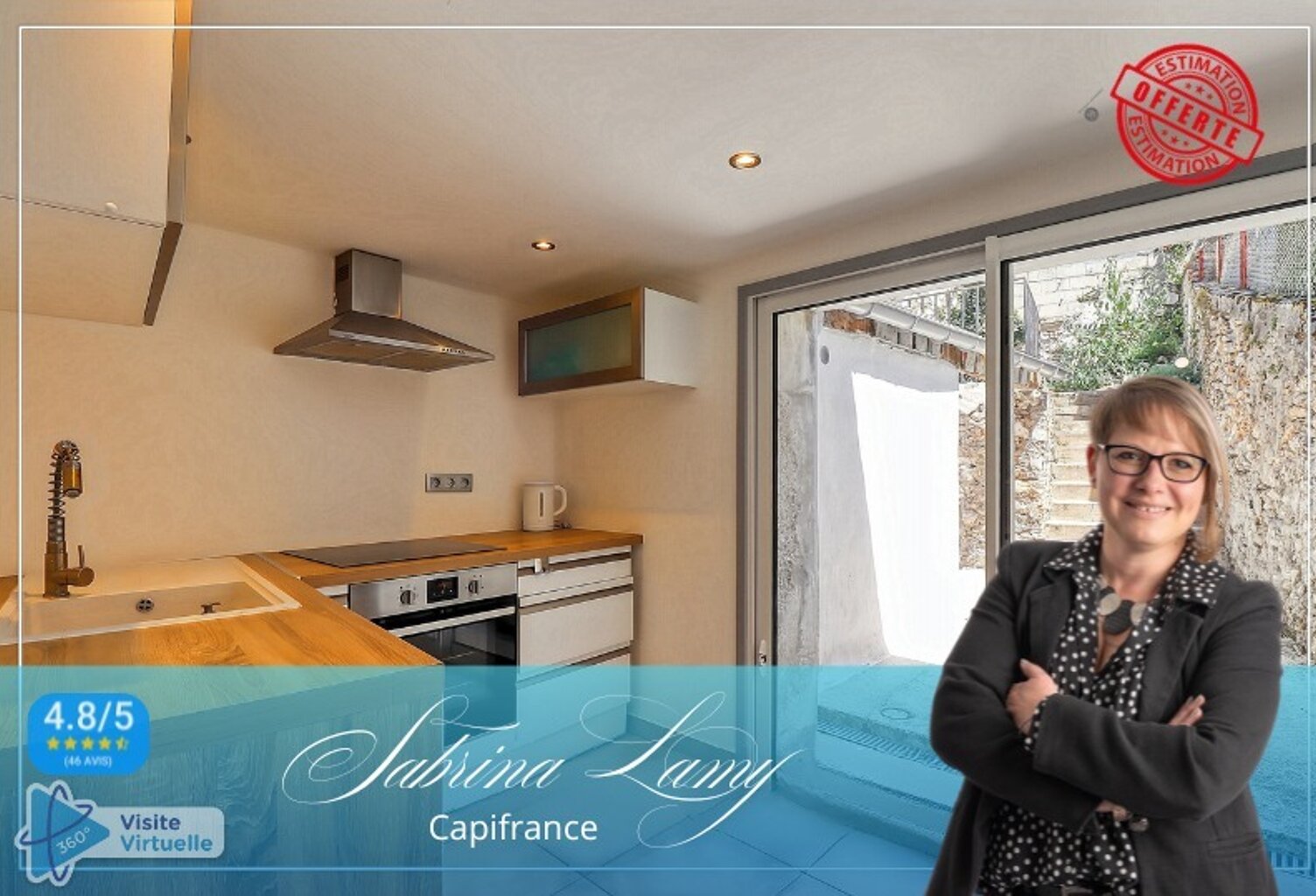 Maison à vendre 3 pièces  (51) Montmirail - 74,42m² avec cour et jardinet - 2 chambres — photo 1