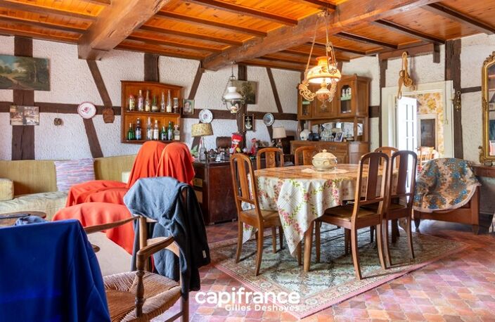 Beaupont (01270), maison bressane de plain-pied à colombages d’environ 94 m² habitables, sur un terrain d’environ 1 161 m², avec garage, atelier et greniers — photo 3