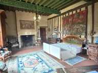 MARCIAC(32): ancienne SEIGNEURIE avec BEAU CHATEAU XIV sur 3,5ha, cachée, au bout du chemin, sans voisin, en campagne, 500m2 habitables, piscine chauffée, découvrez les riches heures des seigneurs — photo 3