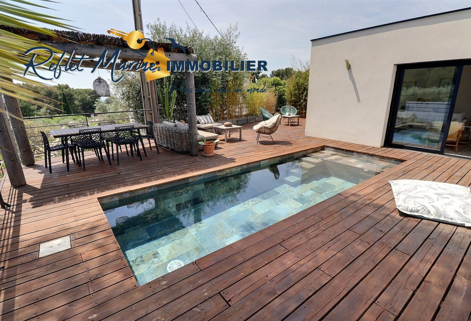 LA CIOTAT   FONTSAINTE / SAINT-JEAN : Villa contemporaine de — photo 1