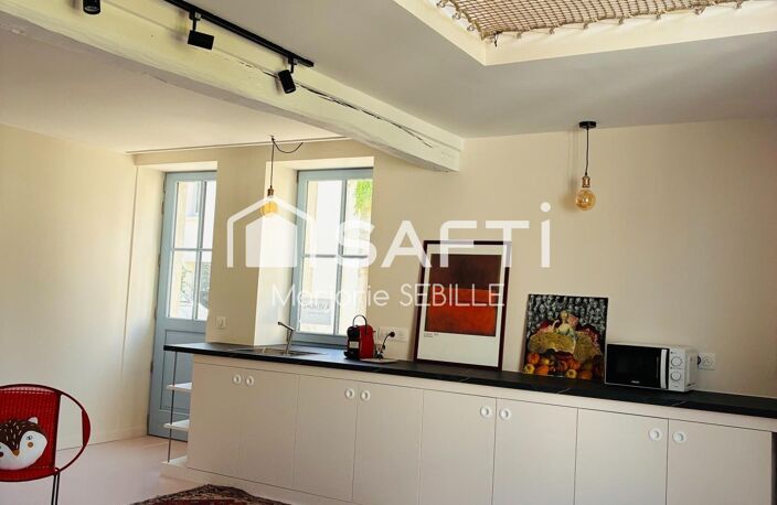 Maison en pierre rénovée en loft duplex — photo 4