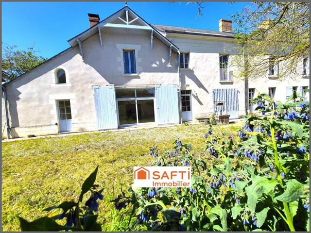 MAISON MAITRE 200m², 5ch, rivière (Creuse), jardin — photo du bien