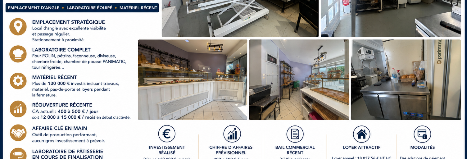 Commerce  140 m² à vendre à Savigny-sur-Orge (91600)