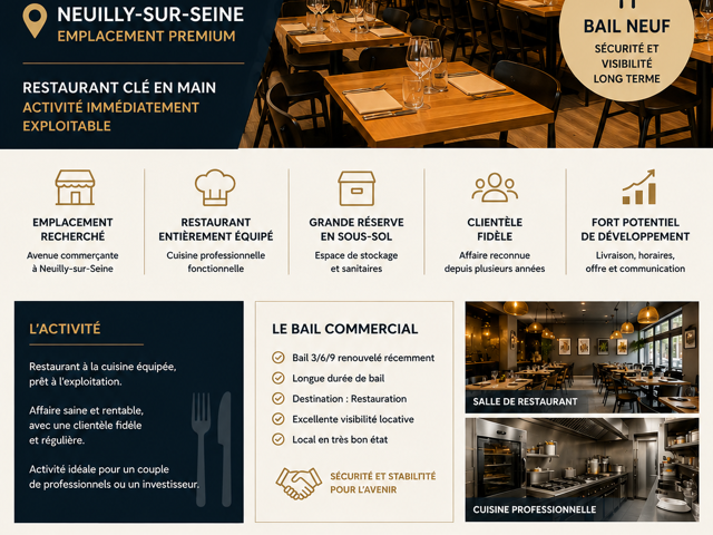 Vente Restaurant 80 m&sup2; — photo du bien