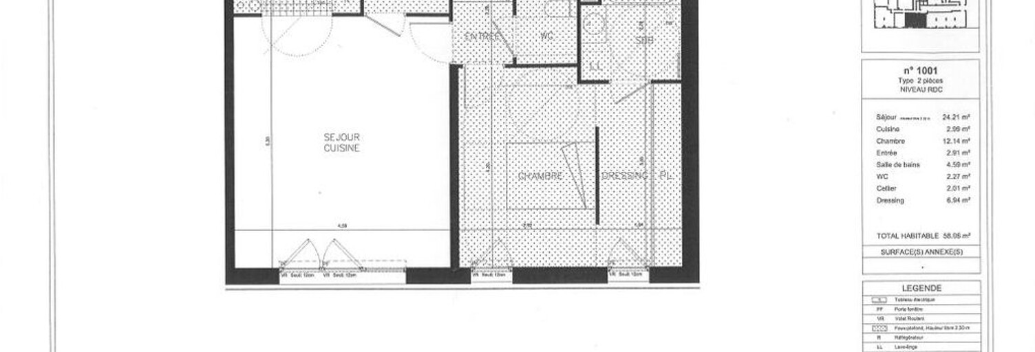 Appartement 2 Pièces 58 m² à louer à Arcueil (94110)