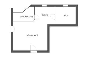 Appartement 2 pièces 420 €