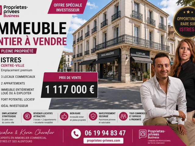 Immeuble de rapport locatif  en centre ville d'Istres — photo du bien