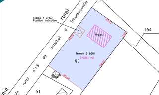 Terrain  1100 m² à vendre à Dives-sur-Mer (14160)
