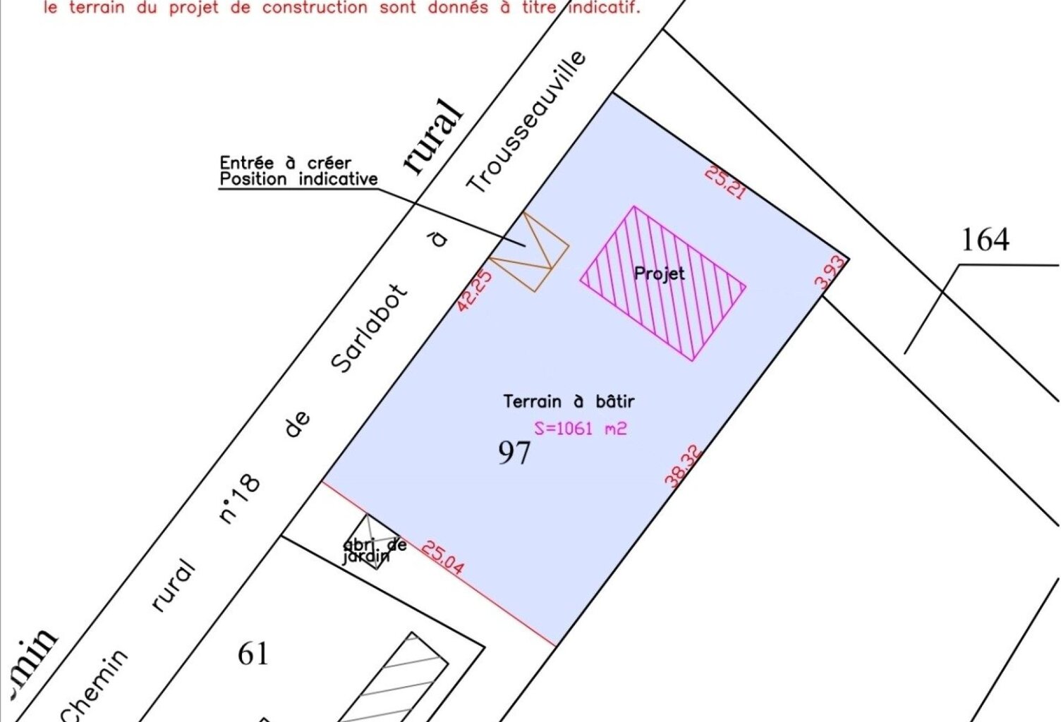 Terrain construcrible environ 1000m² 5' des plages — photo 1