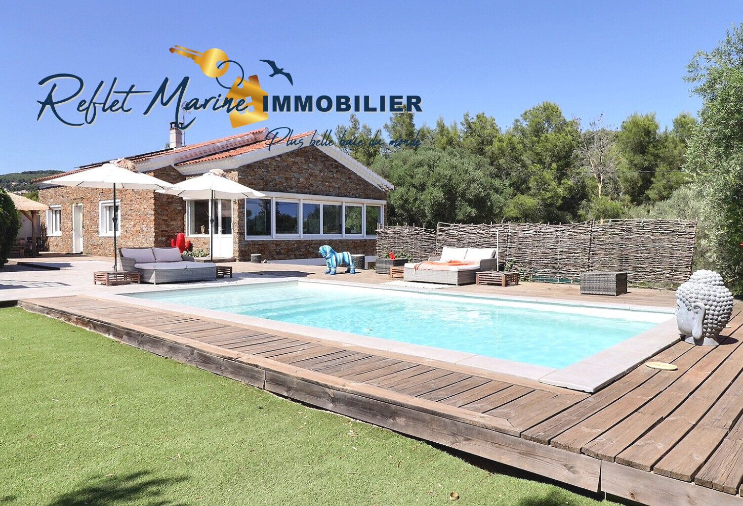 BANDOL   maison de charme rénovée   122 m2 habitables   Pisc — photo 1