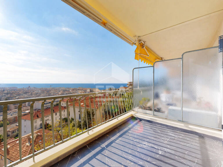 NICE - BAUMETTES : JOLI 3 PIÈCES AVEC TERRASSE, BALCON VUE DÉGAGÉE VILLE ET MER — photo 1