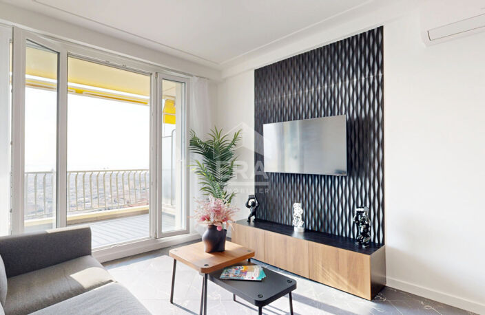 NICE - BAUMETTES : JOLI 3 PIÈCES AVEC TERRASSE, BALCON VUE DÉGAGÉE VILLE ET MER — photo 3
