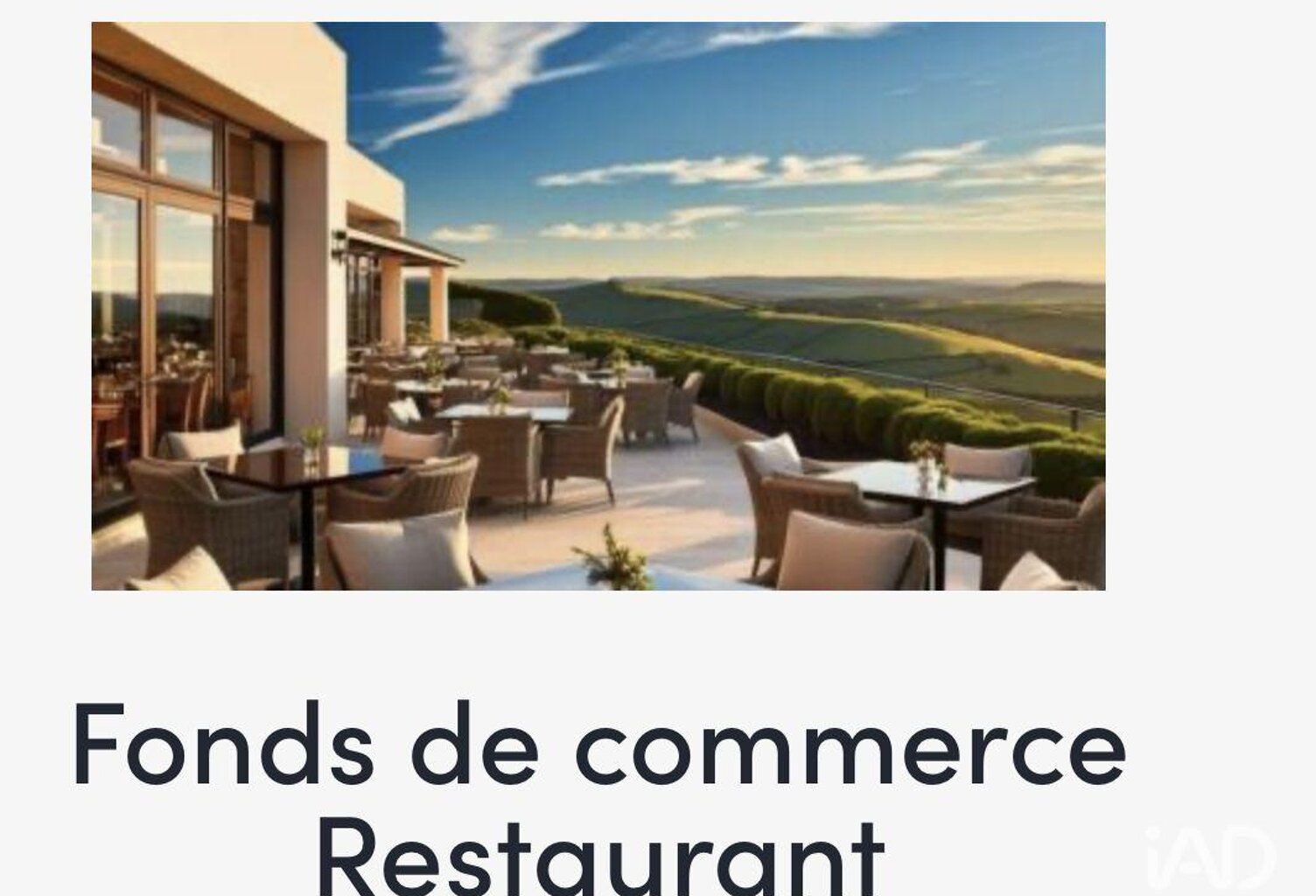 Vente Restaurant 150 m&sup2; — photo 1