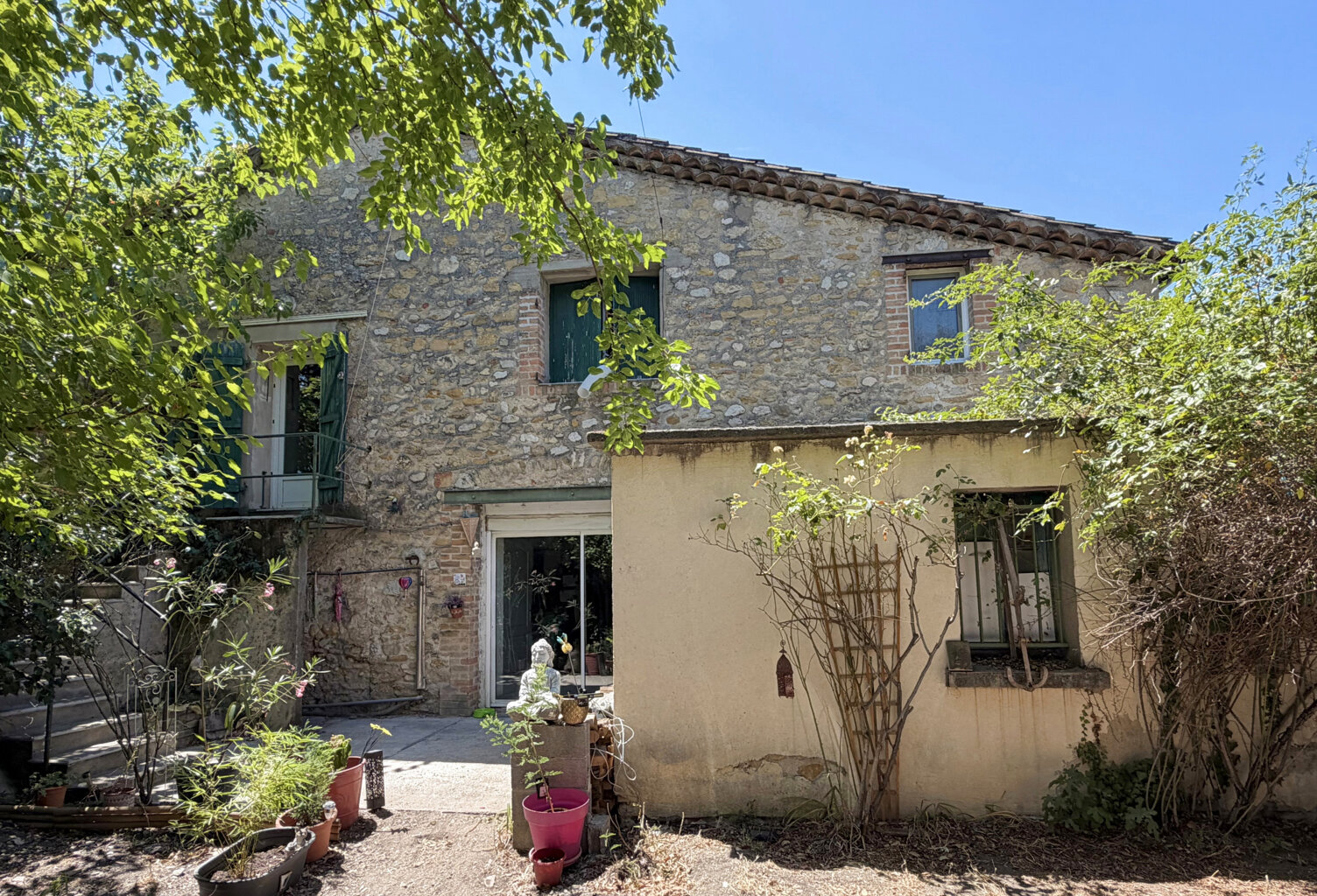 Maison en pierre de 130 m2 avec garage et terrain   Bagard, à 10 minutes d'Anduze — photo 1
